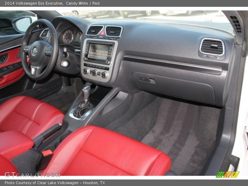 Candy White / Red 2014 Volkswagen Eos Executive