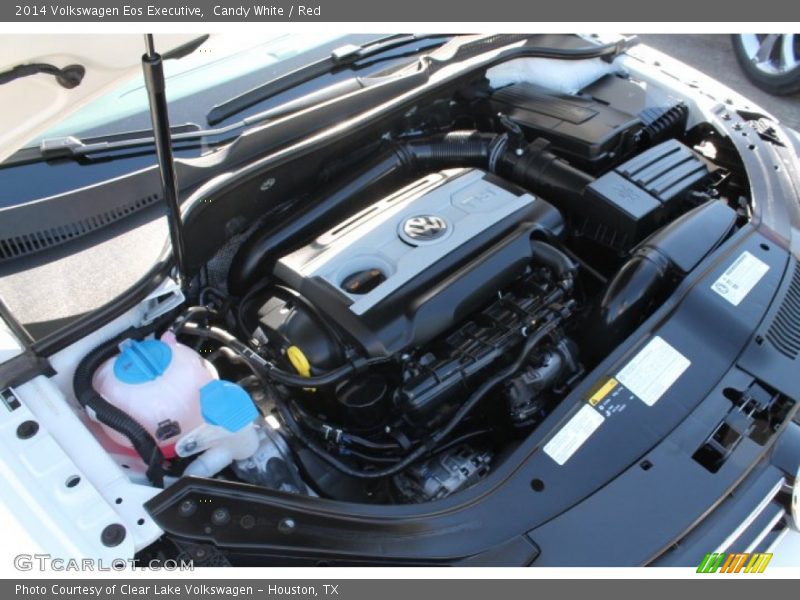 Candy White / Red 2014 Volkswagen Eos Executive