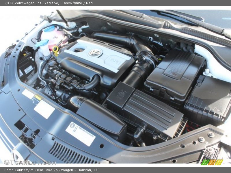 Candy White / Red 2014 Volkswagen Eos Executive
