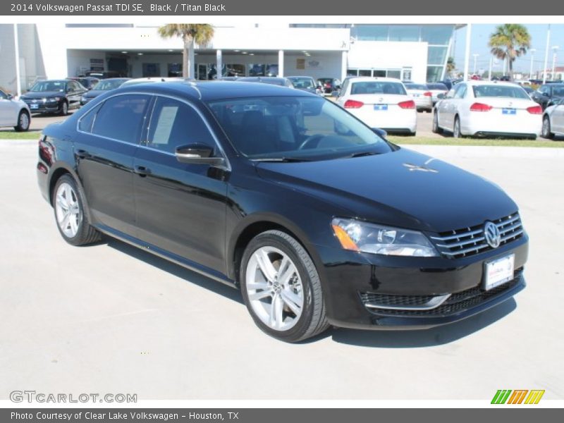 Black / Titan Black 2014 Volkswagen Passat TDI SE