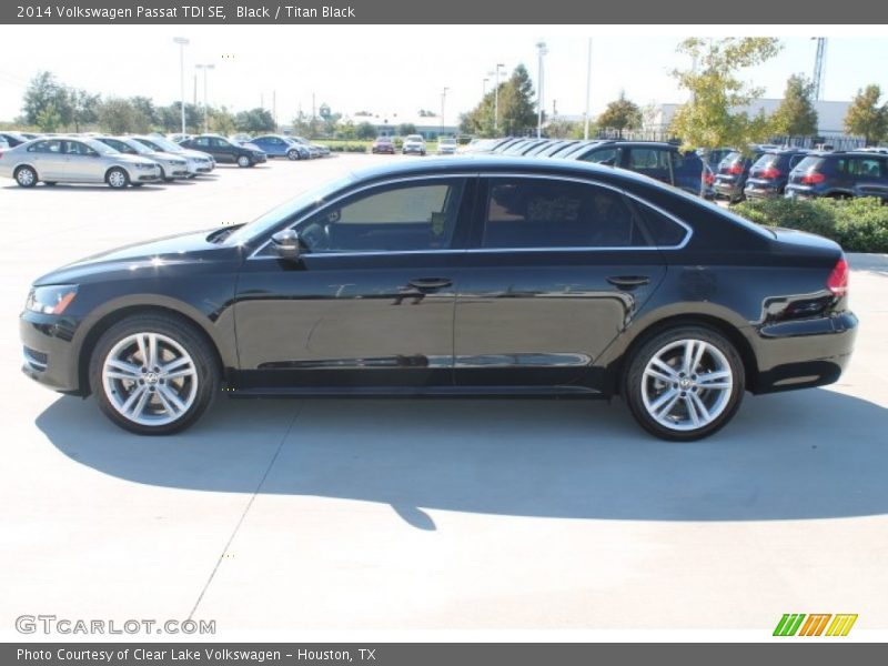 Black / Titan Black 2014 Volkswagen Passat TDI SE