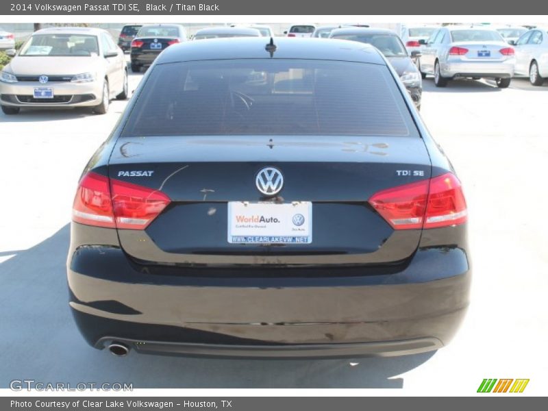 Black / Titan Black 2014 Volkswagen Passat TDI SE