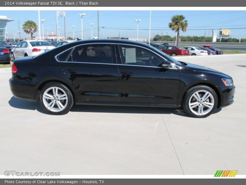 Black / Titan Black 2014 Volkswagen Passat TDI SE