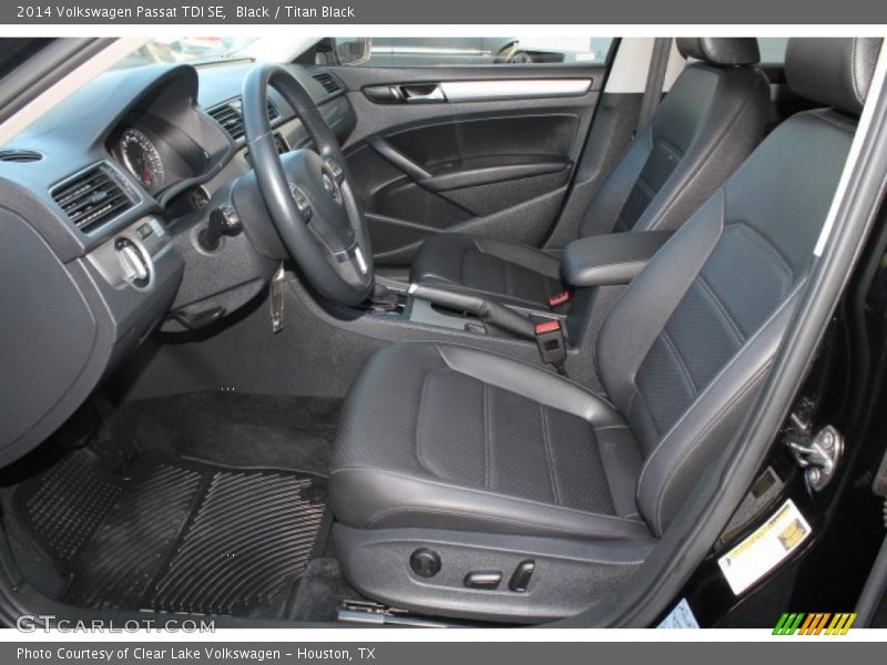 Black / Titan Black 2014 Volkswagen Passat TDI SE