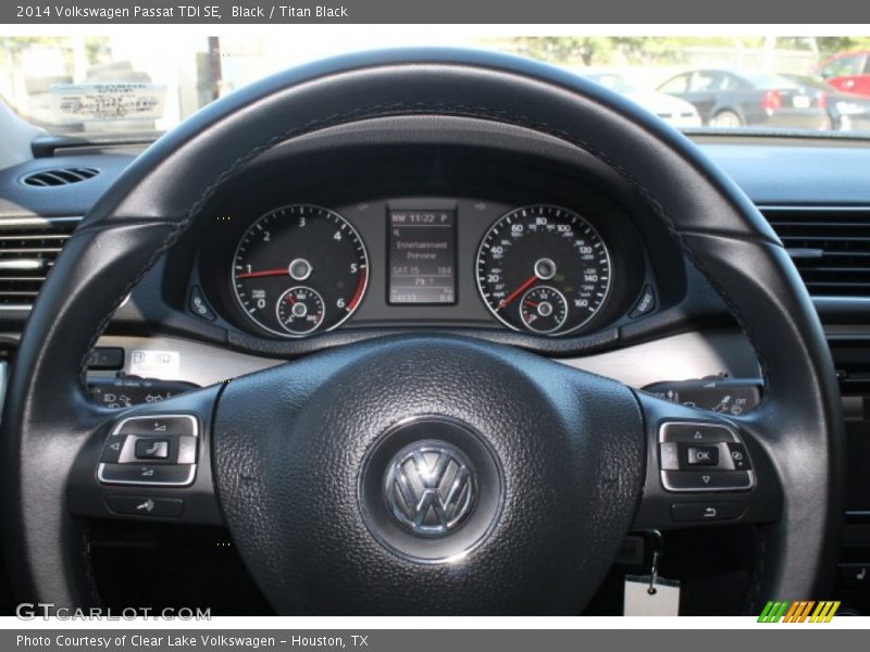 Black / Titan Black 2014 Volkswagen Passat TDI SE