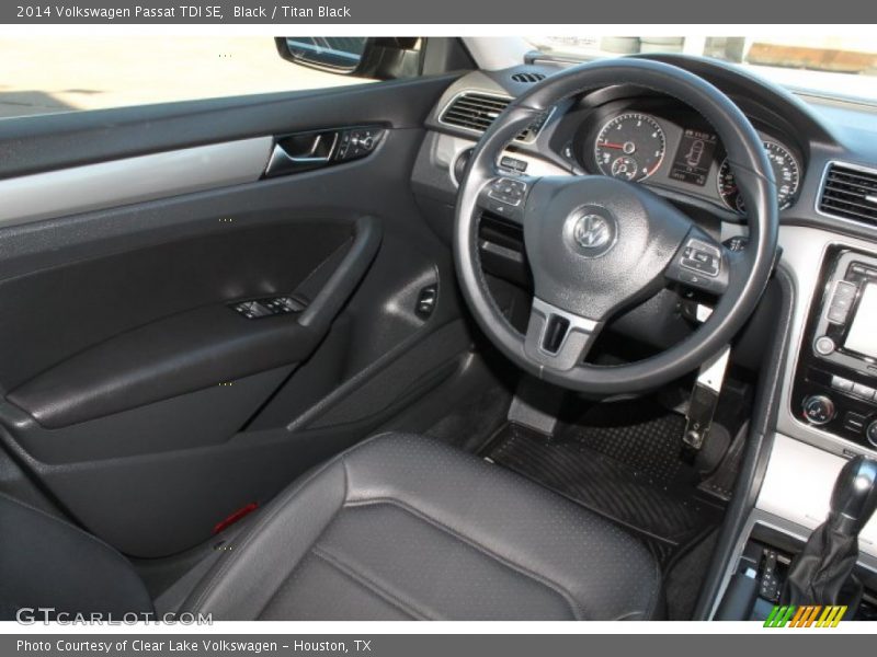 Black / Titan Black 2014 Volkswagen Passat TDI SE
