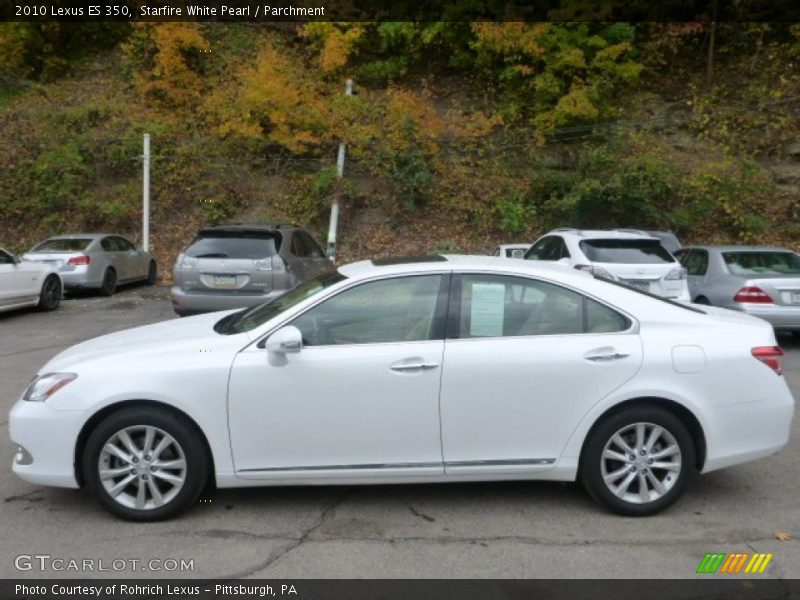 Starfire White Pearl / Parchment 2010 Lexus ES 350