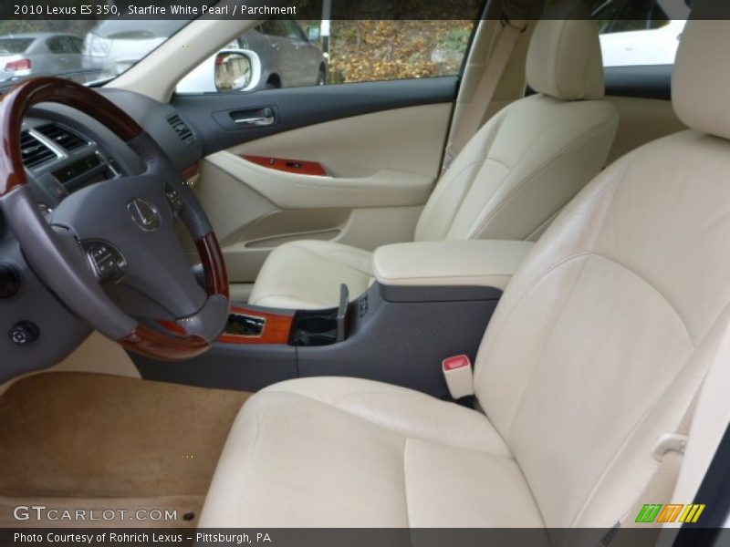 Starfire White Pearl / Parchment 2010 Lexus ES 350