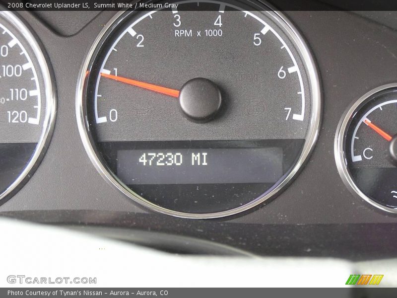 Summit White / Medium Gray 2008 Chevrolet Uplander LS