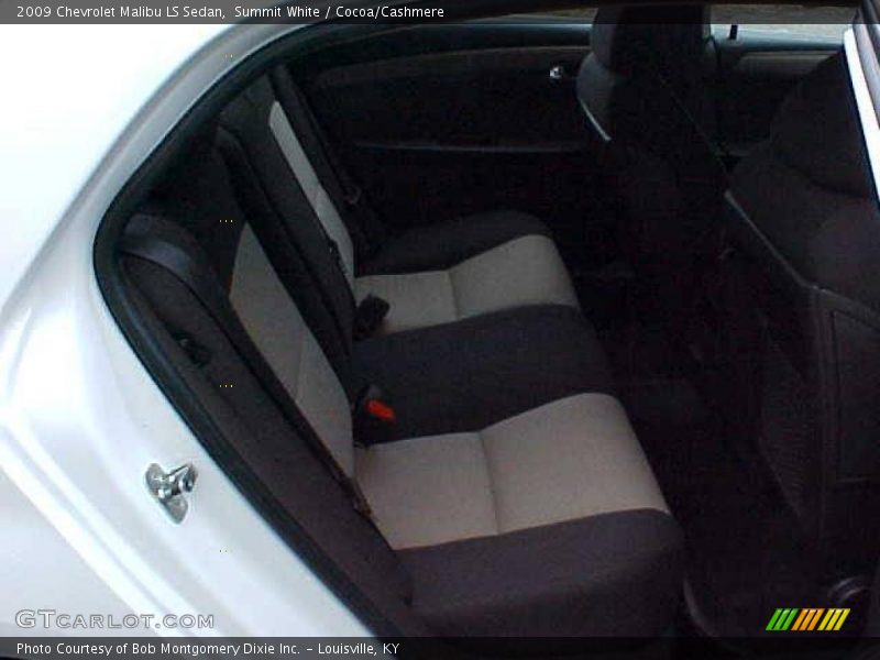 Summit White / Cocoa/Cashmere 2009 Chevrolet Malibu LS Sedan