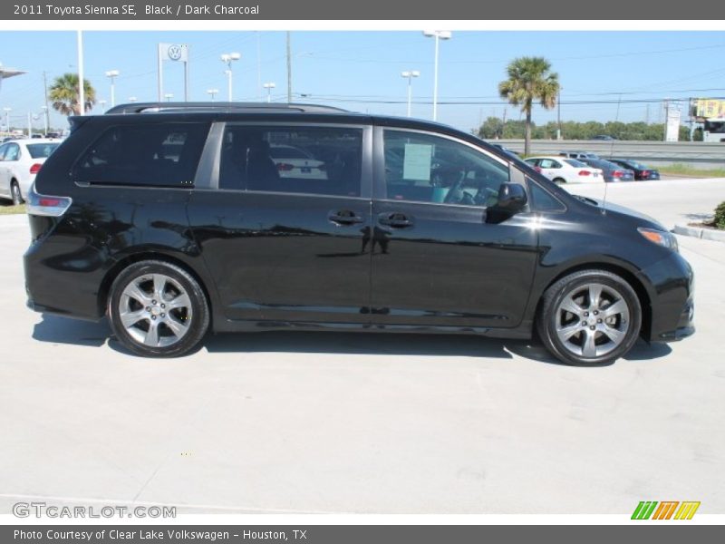 Black / Dark Charcoal 2011 Toyota Sienna SE