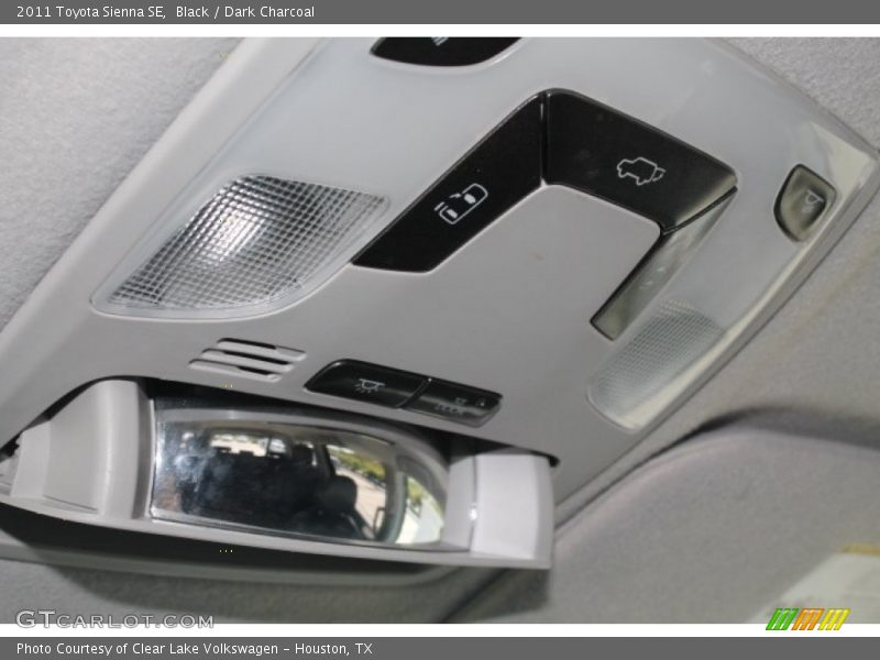 Black / Dark Charcoal 2011 Toyota Sienna SE