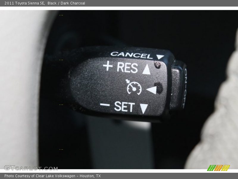Black / Dark Charcoal 2011 Toyota Sienna SE
