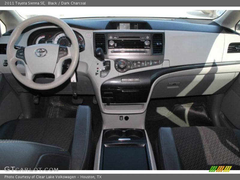 Black / Dark Charcoal 2011 Toyota Sienna SE