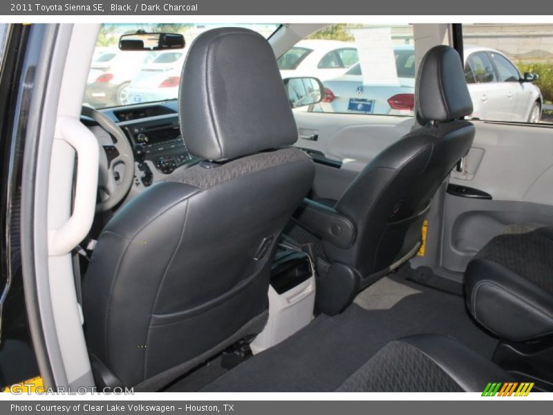 Black / Dark Charcoal 2011 Toyota Sienna SE