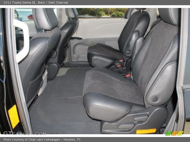 Black / Dark Charcoal 2011 Toyota Sienna SE