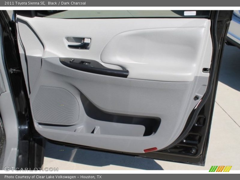 Black / Dark Charcoal 2011 Toyota Sienna SE