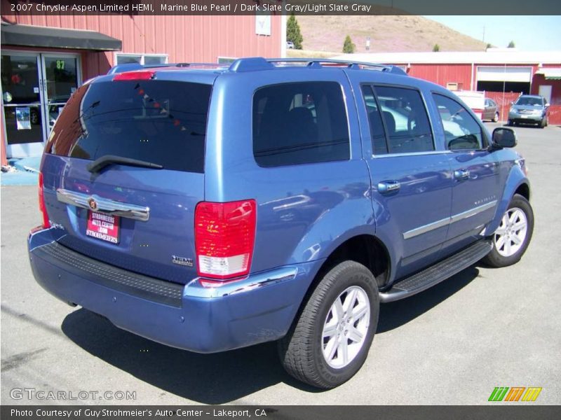 Marine Blue Pearl / Dark Slate Gray/Light Slate Gray 2007 Chrysler Aspen Limited HEMI