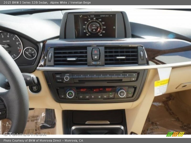 Alpine White / Venetian Beige 2015 BMW 3 Series 328i Sedan