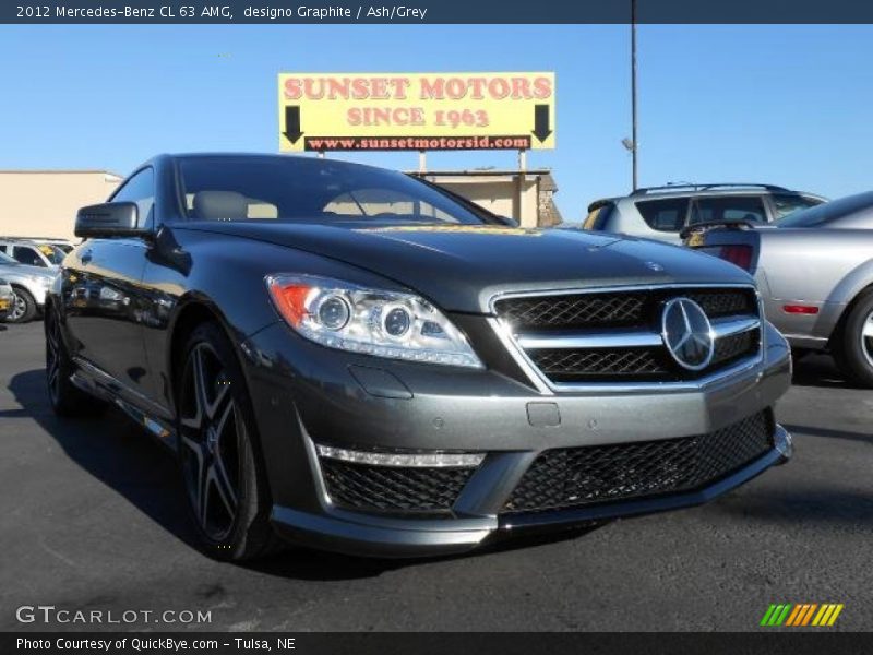designo Graphite / Ash/Grey 2012 Mercedes-Benz CL 63 AMG