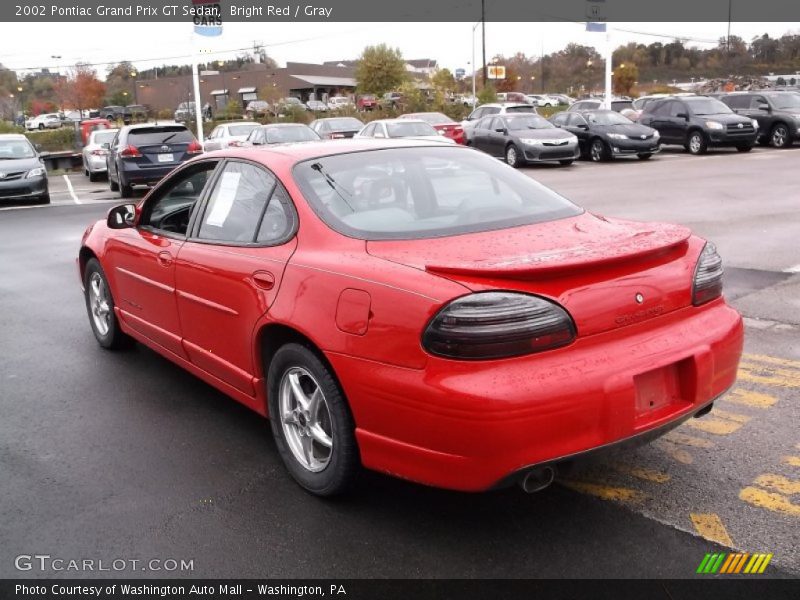 Bright Red / Gray 2002 Pontiac Grand Prix GT Sedan