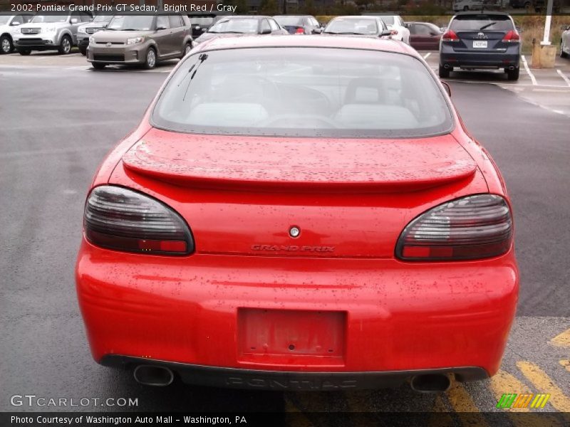 Bright Red / Gray 2002 Pontiac Grand Prix GT Sedan