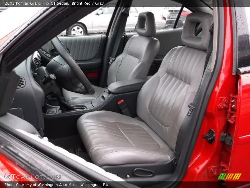 Bright Red / Gray 2002 Pontiac Grand Prix GT Sedan