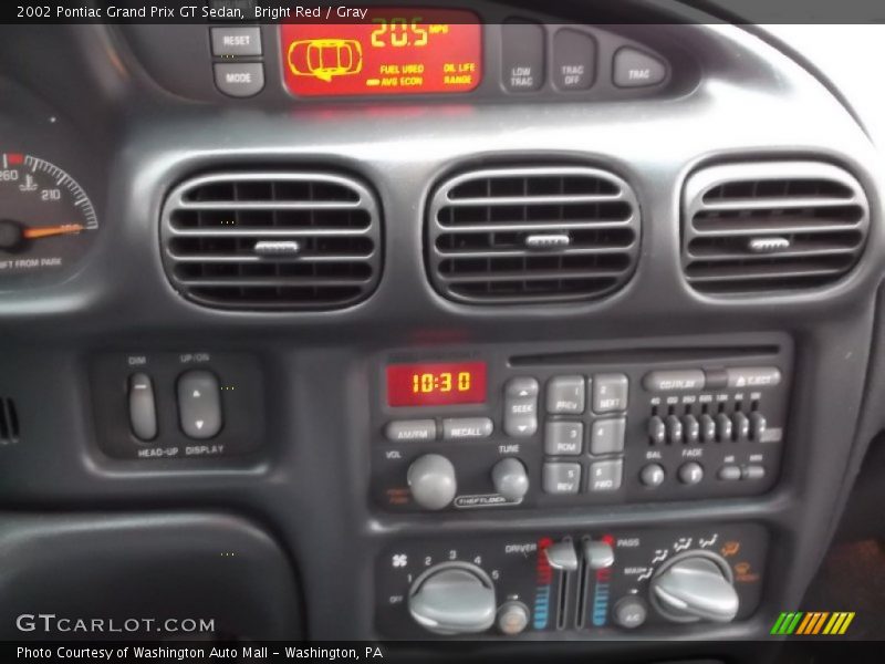 Bright Red / Gray 2002 Pontiac Grand Prix GT Sedan