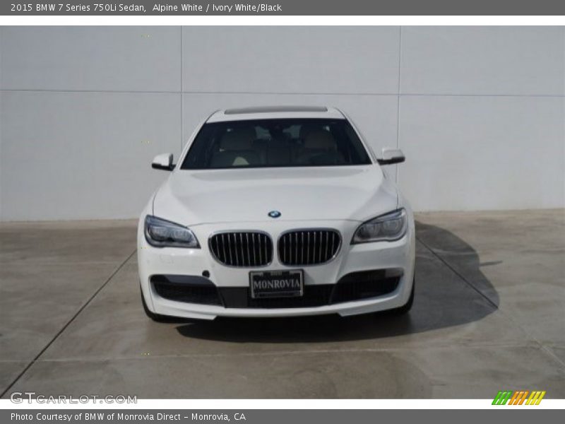 Alpine White / Ivory White/Black 2015 BMW 7 Series 750Li Sedan