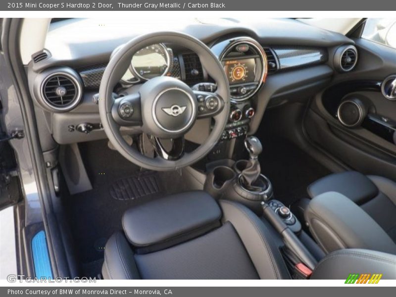 Thunder Gray Metallic / Carbon Black 2015 Mini Cooper S Hardtop 2 Door