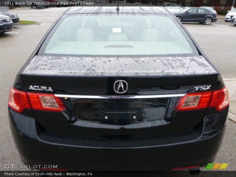 Crystal Black Pearl / Taupe 2011 Acura TSX Sedan