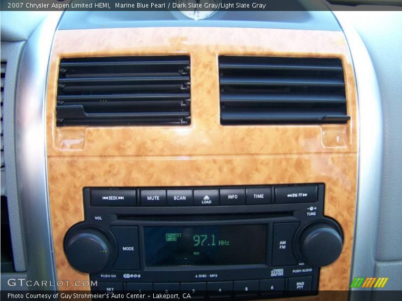 Marine Blue Pearl / Dark Slate Gray/Light Slate Gray 2007 Chrysler Aspen Limited HEMI
