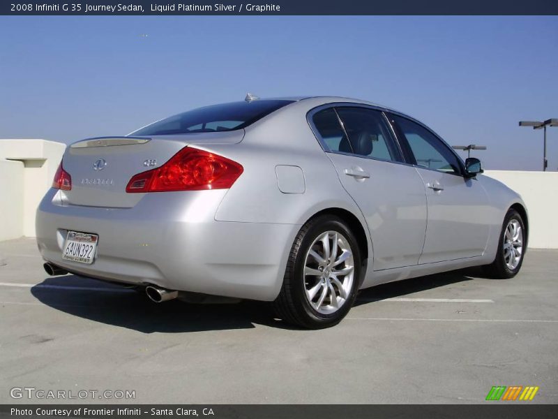 Liquid Platinum Silver / Graphite 2008 Infiniti G 35 Journey Sedan