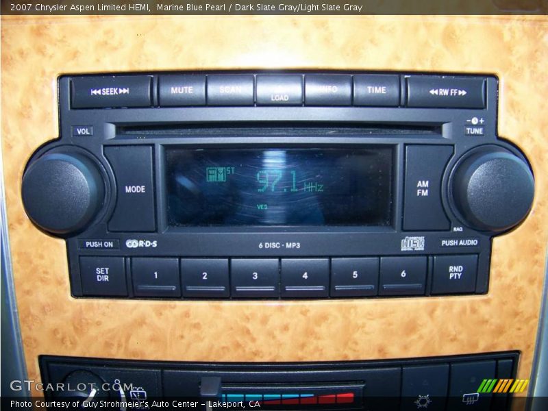 Marine Blue Pearl / Dark Slate Gray/Light Slate Gray 2007 Chrysler Aspen Limited HEMI