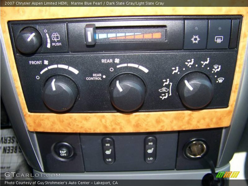 Marine Blue Pearl / Dark Slate Gray/Light Slate Gray 2007 Chrysler Aspen Limited HEMI