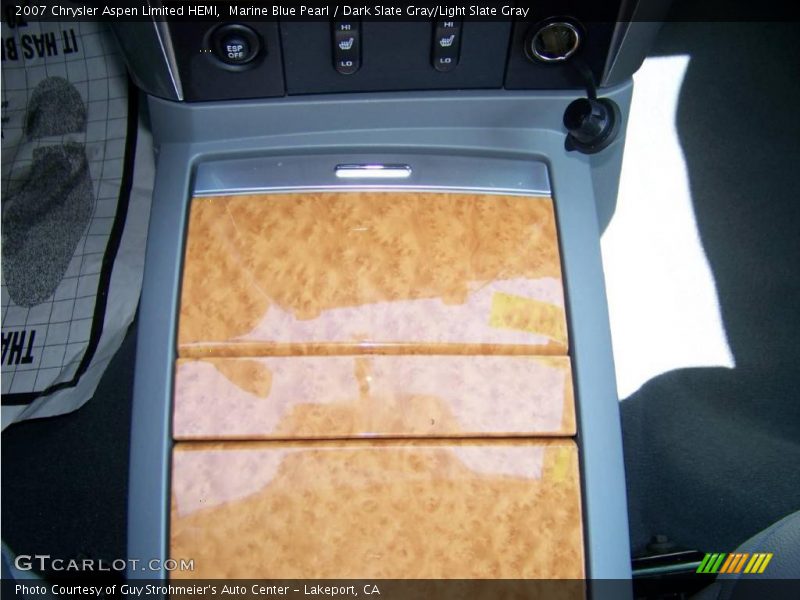 Marine Blue Pearl / Dark Slate Gray/Light Slate Gray 2007 Chrysler Aspen Limited HEMI