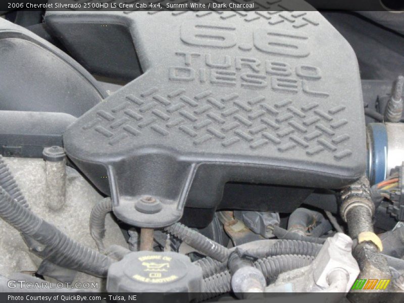Summit White / Dark Charcoal 2006 Chevrolet Silverado 2500HD LS Crew Cab 4x4