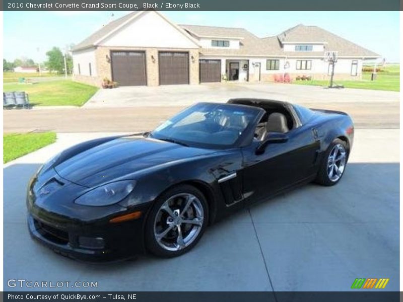 Black / Ebony Black 2010 Chevrolet Corvette Grand Sport Coupe