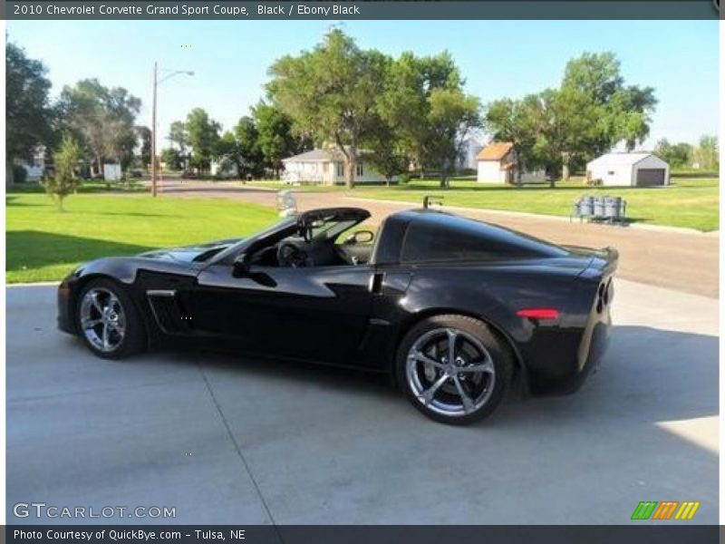 Black / Ebony Black 2010 Chevrolet Corvette Grand Sport Coupe