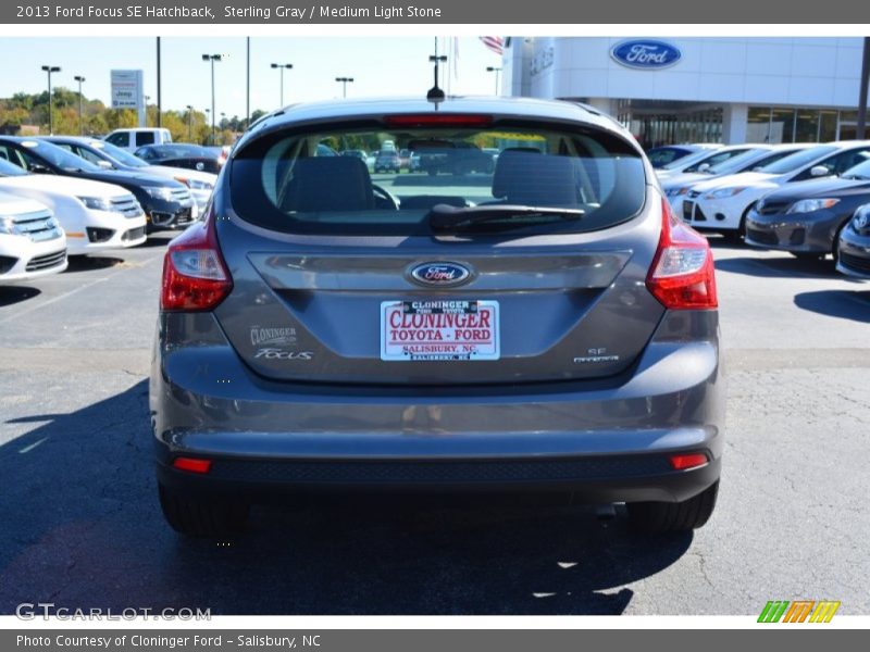 Sterling Gray / Medium Light Stone 2013 Ford Focus SE Hatchback