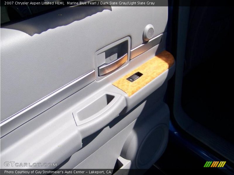 Marine Blue Pearl / Dark Slate Gray/Light Slate Gray 2007 Chrysler Aspen Limited HEMI