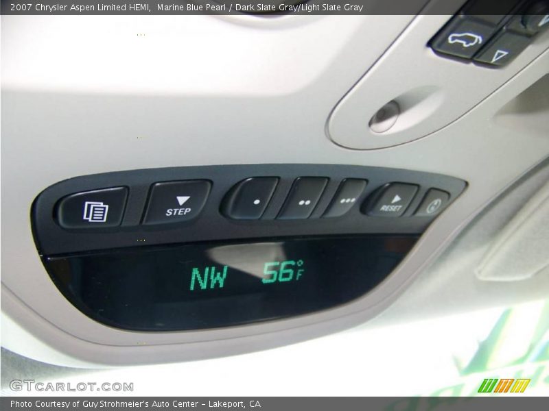 Marine Blue Pearl / Dark Slate Gray/Light Slate Gray 2007 Chrysler Aspen Limited HEMI