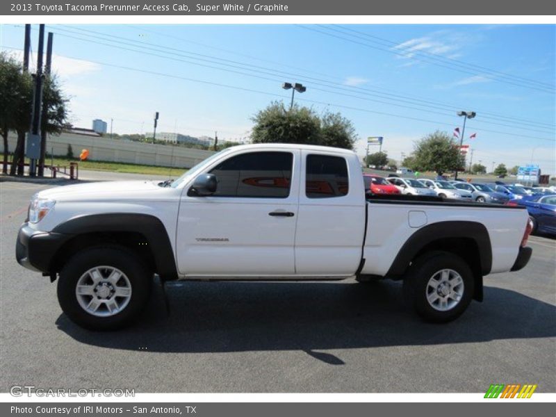 Super White / Graphite 2013 Toyota Tacoma Prerunner Access Cab
