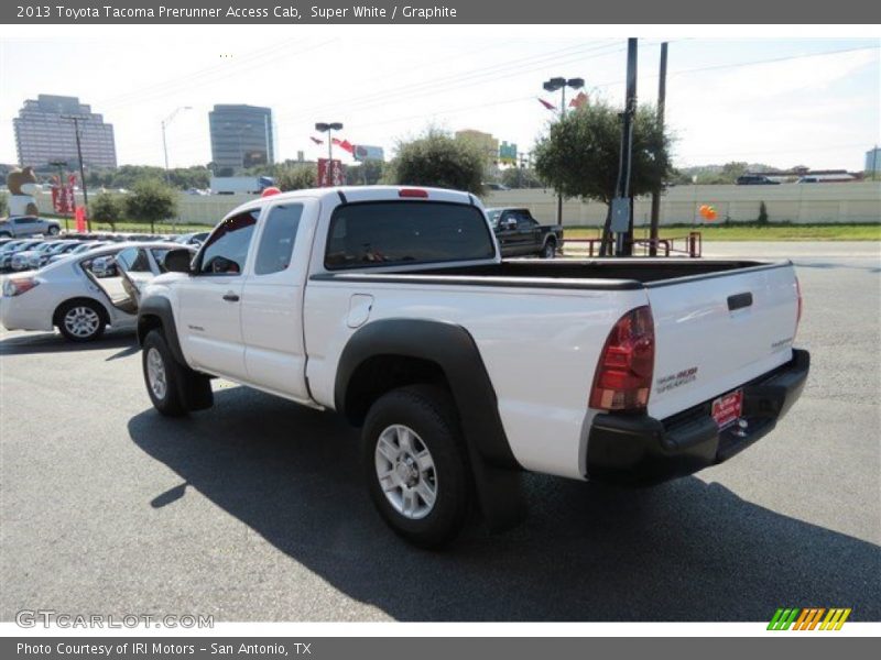 Super White / Graphite 2013 Toyota Tacoma Prerunner Access Cab