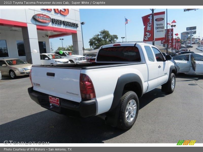 Super White / Graphite 2013 Toyota Tacoma Prerunner Access Cab