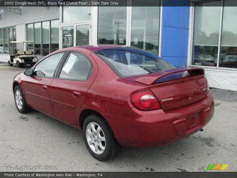 Blaze Red Crystal Pearl / Dark Slate Gray 2003 Dodge Neon SXT