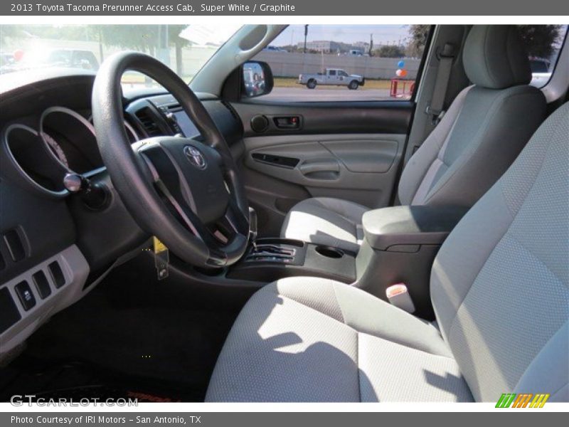 Super White / Graphite 2013 Toyota Tacoma Prerunner Access Cab