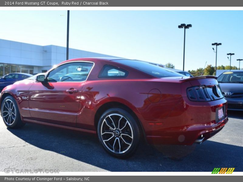 Ruby Red / Charcoal Black 2014 Ford Mustang GT Coupe
