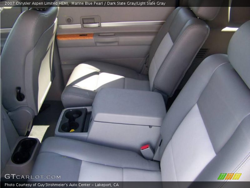 Marine Blue Pearl / Dark Slate Gray/Light Slate Gray 2007 Chrysler Aspen Limited HEMI