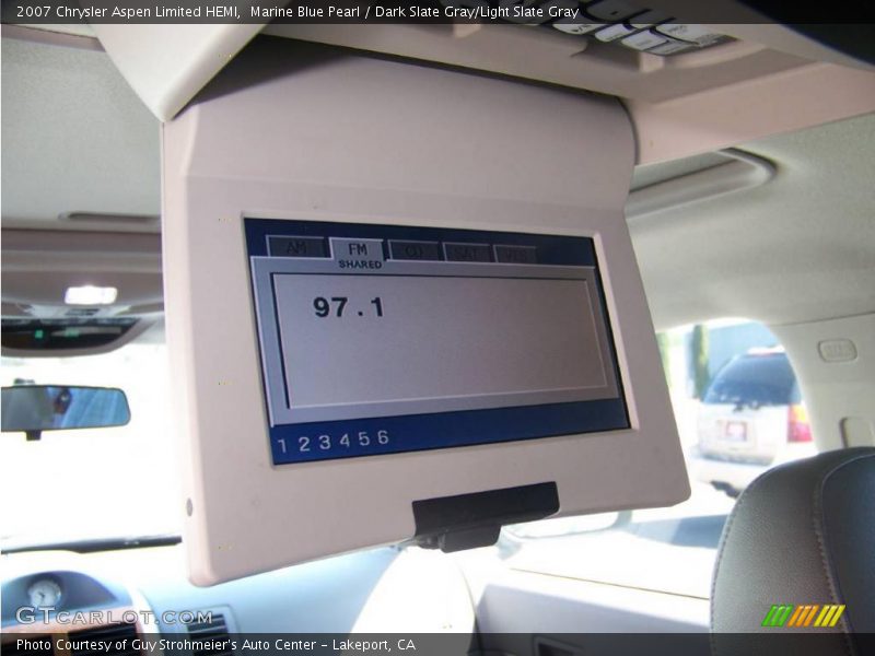 Marine Blue Pearl / Dark Slate Gray/Light Slate Gray 2007 Chrysler Aspen Limited HEMI